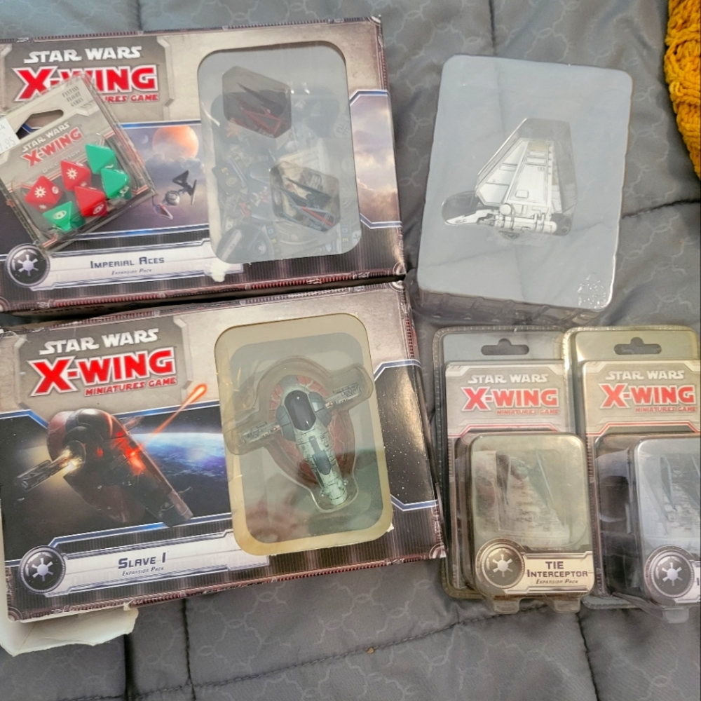 STAR WARS X-WING miniatures game pieces